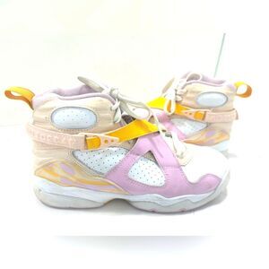 Nike Jordan Air Jordan 8 Retro GS 580528 816 Arctic Punch basketball sneakers 6Y